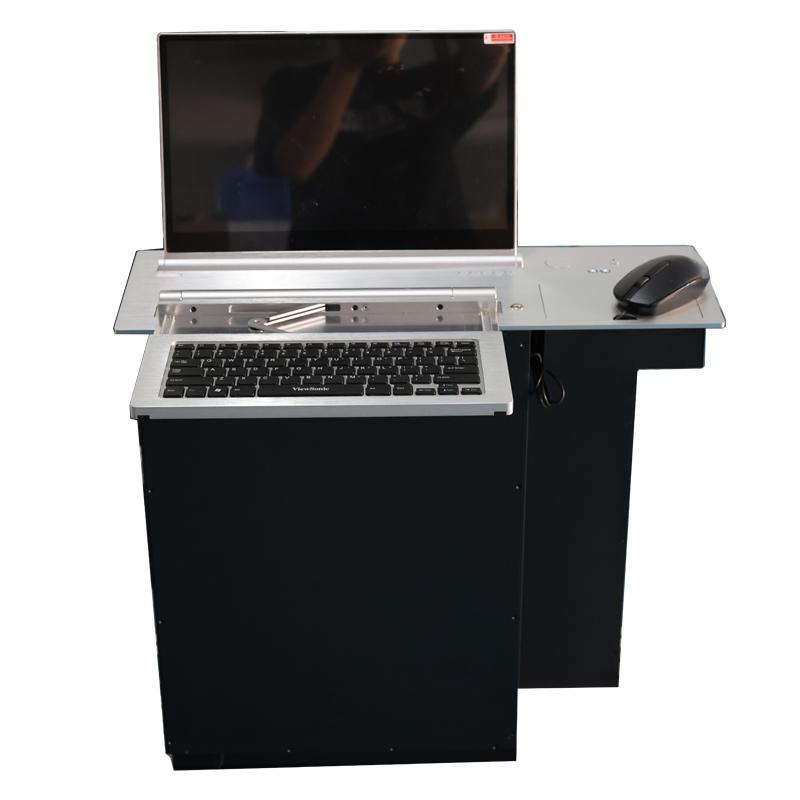 মোটরযুক্ত LCD মনিটর লিফটের জন্য BOE স্ক্রীন প্রত্যাহারযোগ্য মোটরাইজড মনিটর লিফট টেবিল