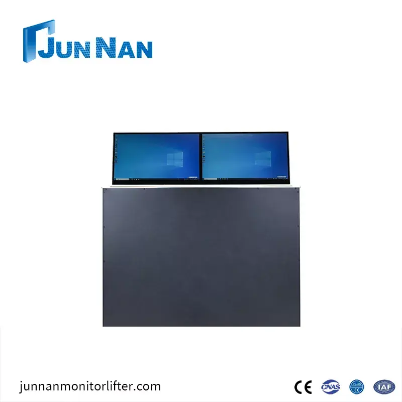মোটরযুক্ত দ্বৈত এলসিডি মনিটর লিফট